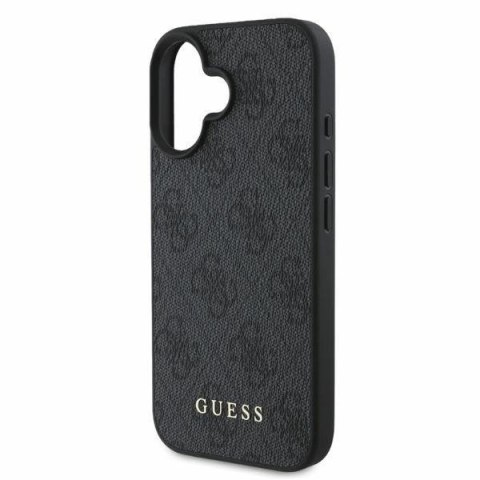 Etui iPhone 16 Guess 4G Classic czarne