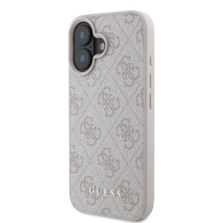 Etui iPhone 16 Guess 4G Classic różowe