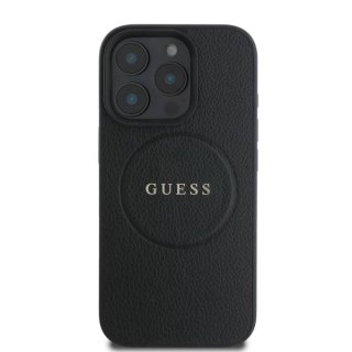 Etui na telefon iPhone 16 Pro Max Guess Hardcase MagSafe czarny