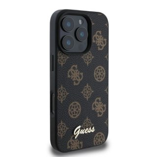 Etui na telefon iPhone 16 Pro Max Guess Hardcase MagSafe czarny