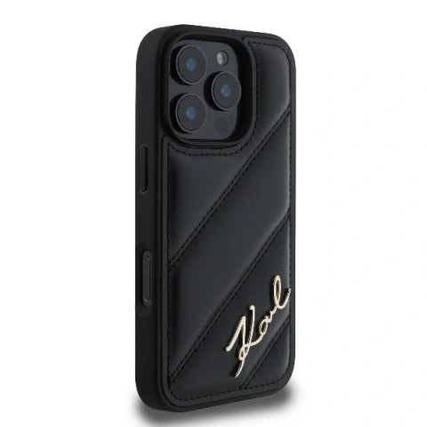 Etui na telefon Karl Lagerfeld iPhone 16 Pro Max Hardcase Czarny