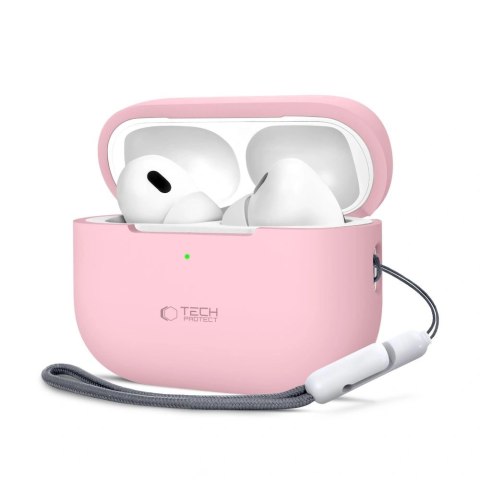 Etui Apple AirPods Pro 1/2 silikonowe Dusty Pink - ochrona i styl