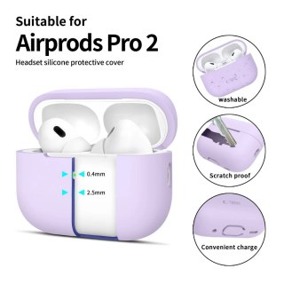 Etui Tech-Protect Silicone Apple Airpods Pro 1 / 2 Lavender