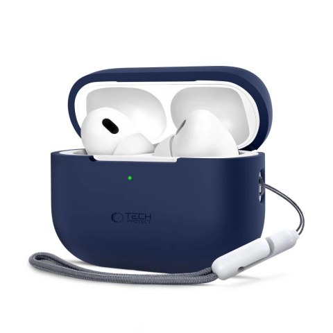 Etui na Apple AirPods Pro 1/2 Tech-Protect Silicone Navy Blue