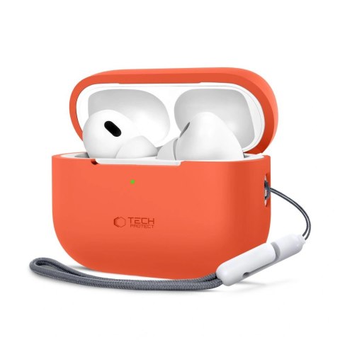 Etui na AirPods Pro 1/2 Tech-Protect Silicone Neon Orange - Ochrona i Styl