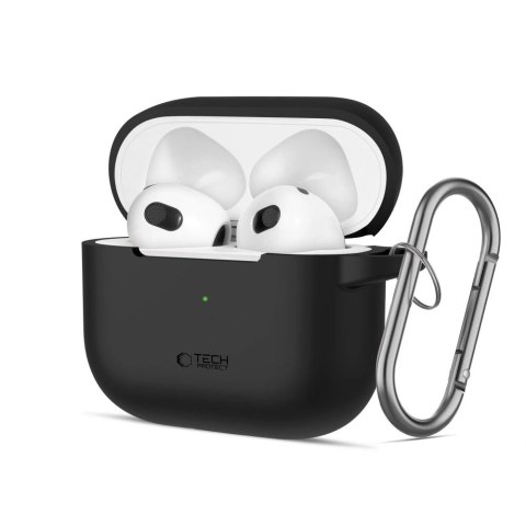 Etui na AirPods 3 Tech-Protect Silicone Hook czarne - Ochrona i styl