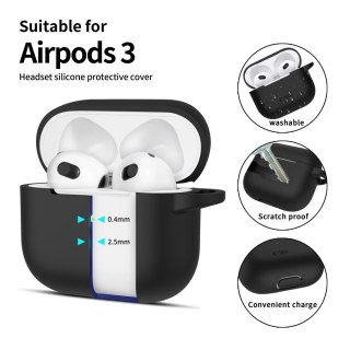 Etui Tech-Protect Silicone Hook Apple Airpods 3 Black