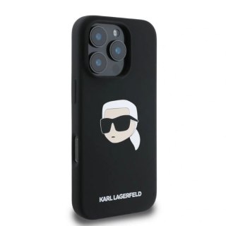 Etui na telefon iPhone 16 Pro Max Karl Lagerfeld Hardcase MagSafe czarny