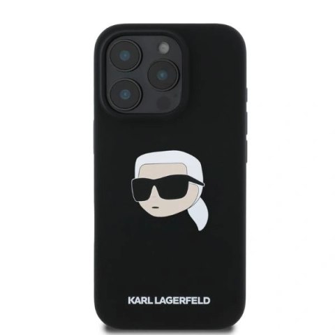 Etui na telefon iPhone 16 Pro Max Karl Lagerfeld Hardcase MagSafe czarny