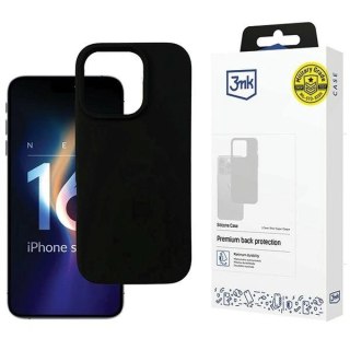 Etui iPhone 16 Pro Max 3MK Silicone Case czarny