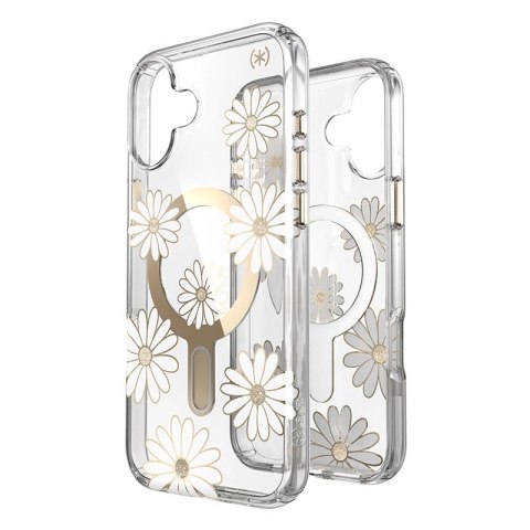 Etui na telefon iPhone 16 Plus Speck Presidio Lux MagSafe Clear Daisies