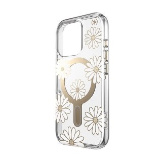 Etui Speck Presidio Lux ClickLock & MagSafe Apple iPhone 16 Pro (Sunshine Daisies / Clear / Gold)