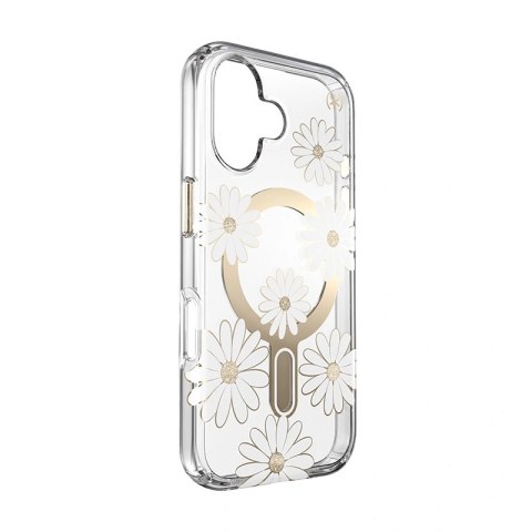 Etui na telefon iPhone 16 Speck Presidio Lux MagSafe Clear Daisies