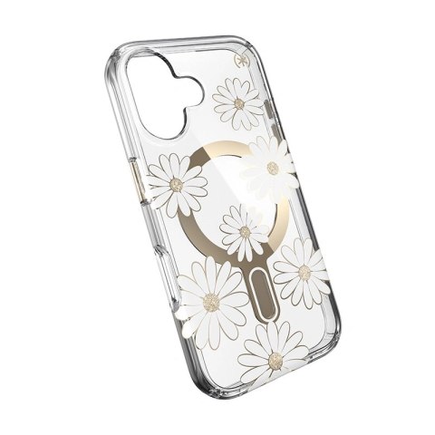 Etui na telefon iPhone 16 Speck Presidio Lux MagSafe Clear Daisies