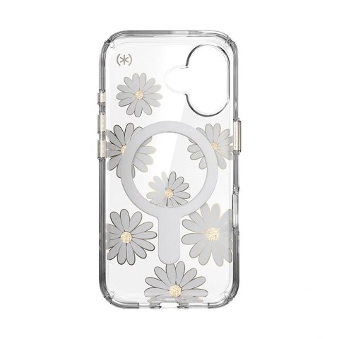 Etui na telefon iPhone 16 Speck Presidio Lux MagSafe Clear Daisies