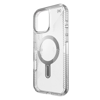 Etui na iPhone 16 Pro Max Speck Presidio Clear Grip MagSafe Serene Silver