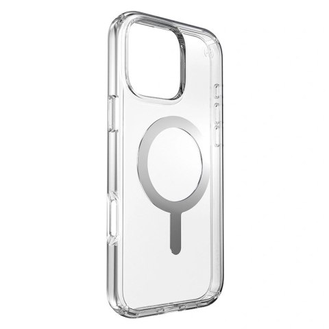 Etui Speck Presidio Perfect-Clear MagSafe Apple iPhone 16 Pro Max (Clear / Chrome Finish / Serene Silver)