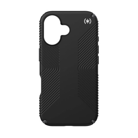 Etui iPhone 16 Speck Presidio2 Grip czarne / szare / białe (Black/Slate Grey/White)