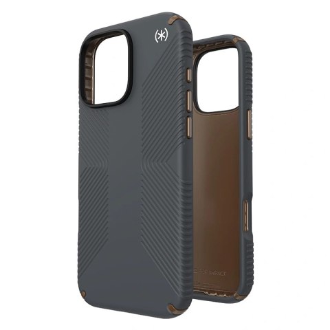 Etui Speck Presidio2 Grip Apple iPhone 16 Pro Max (Charcoal Grey / Cool Bronze / White)