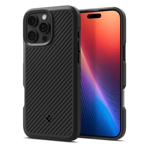 Etui na telefon iPhone 16 Pro Max Spigen Core Armor Matte Czarny