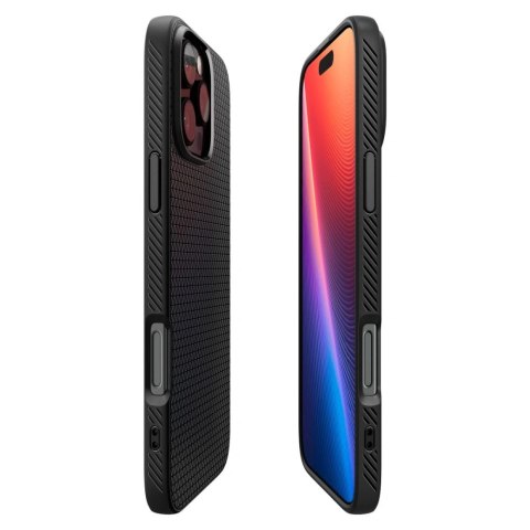 Etui na telefon iPhone 16 Pro Max Spigen Liquid Air Matte Czarny