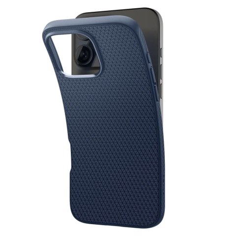 Etui na telefon iPhone 16 Pro Max Spigen Liquid Air Navy Blue