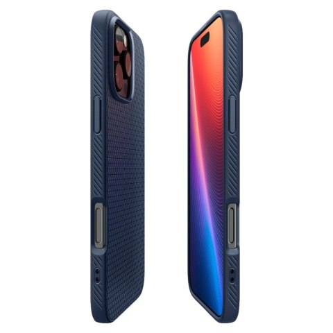 Etui na telefon iPhone 16 Pro Max Spigen Liquid Air Navy Blue