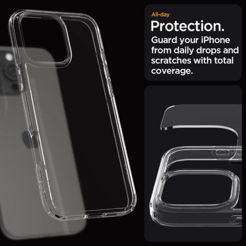 Etui na telefon iPhone 16 Pro Max Spigen Ultra Hybrid przezroczyste