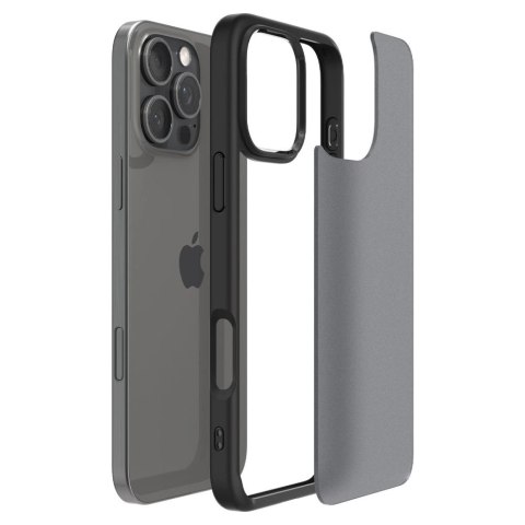 Etui na telefon iPhone 16 Pro Max Spigen Ultra Hybrid Frost Czarny