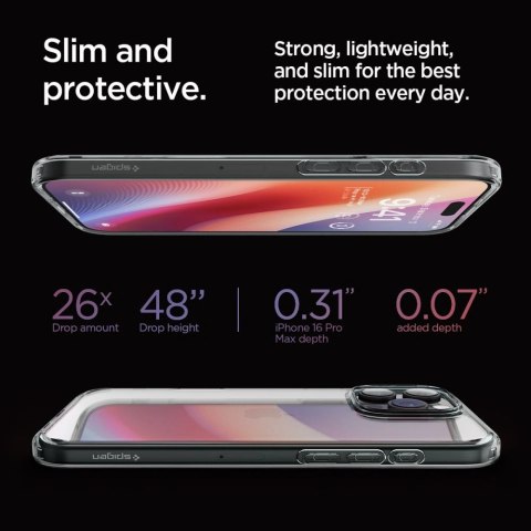 Etui na telefon iPhone 16 Pro Max Spigen Ultra Hybrid Space Crystal