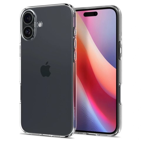 Etui na telefon iPhone 16 Plus Spigen Liquid Crystal przezroczyste