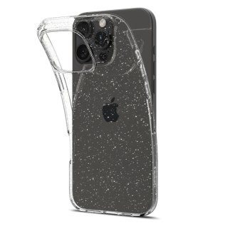 Etui na telefon iPhone 16 Pro Spigen Liquid Crystal przezroczyste brokatowe