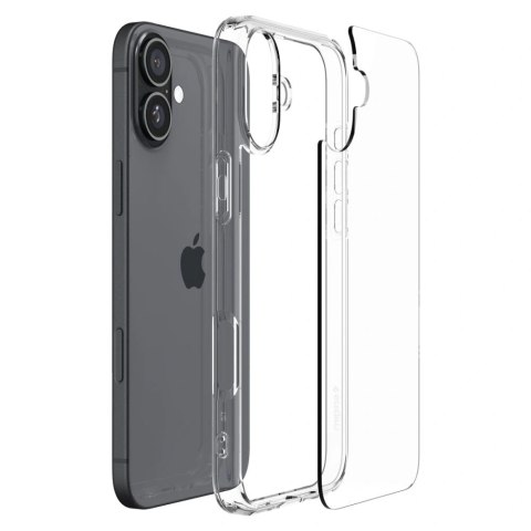 Etui na telefon iPhone 16 Spigen Ultra Hybrid przezroczyste, ochrona