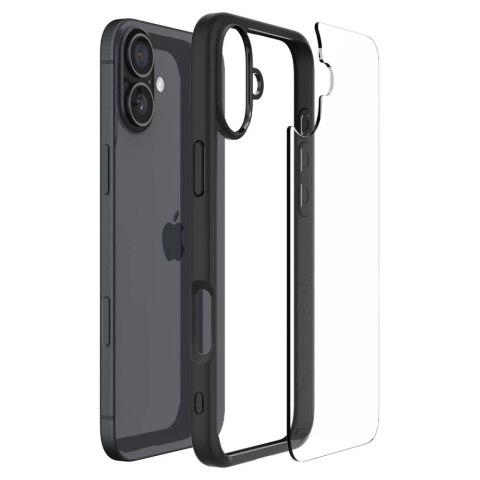 Etui na telefon iPhone 16 Plus Spigen Ultra Hybrid matowe czarne