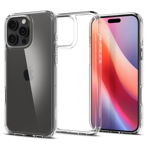 Etui na telefon iPhone 16 Pro Spigen Ultra Hybrid przezroczyste