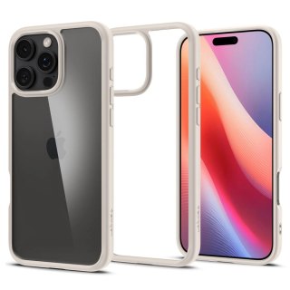 Etui na telefon iPhone 16 Pro Spigen Ultra Hybrid naturalny tytan