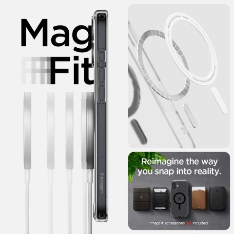 Etui na telefon iPhone 16 Plus Spigen Ultra Hybrid MagSafe czarne