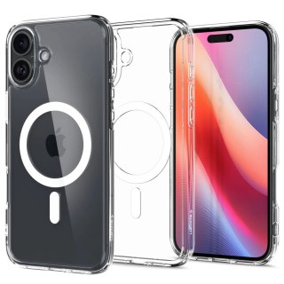 Etui na telefon iPhone 16 Plus Spigen Ultra Hybrid MagSafe białe