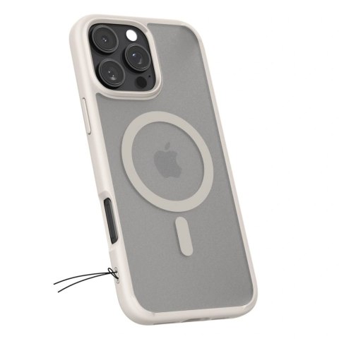 Etui na telefon iPhone 16 Pro Spigen Ultra Hybrid MagSafe tytan