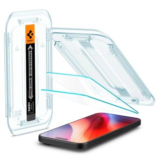 Szkło hartowane Spigen GLAS.tR ez Fit Apple iPhone 16 Pro Clear [2 PACK]