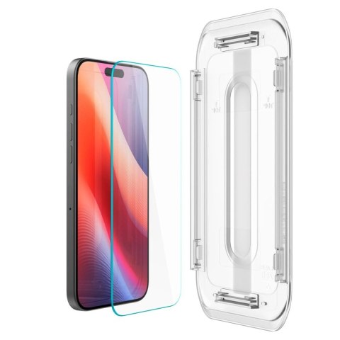 Szkło hartowane iPhone 16 Pro Spigen GLAS.tR ez Fit Clear 2 PACK