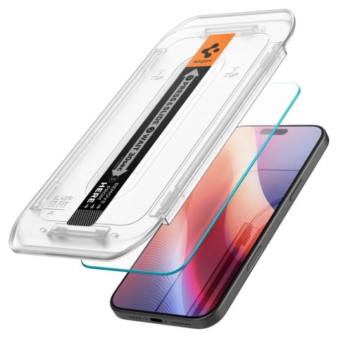 Szkło hartowane iPhone 16 Pro Max Spigen GLAS.tR ez Fit Clear 2 PACK