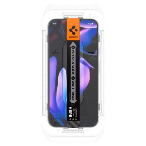 Szkło hartowane Spigen GLAS.tR ez Fit Google Pixel 9 / 9 Pro Clear [2 PACK]