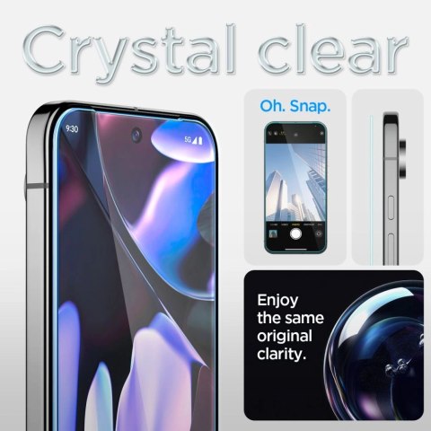 Szkło hartowane Spigen GLAS.tR ez Fit Google Pixel 9 / 9 Pro Clear [2 PACK]