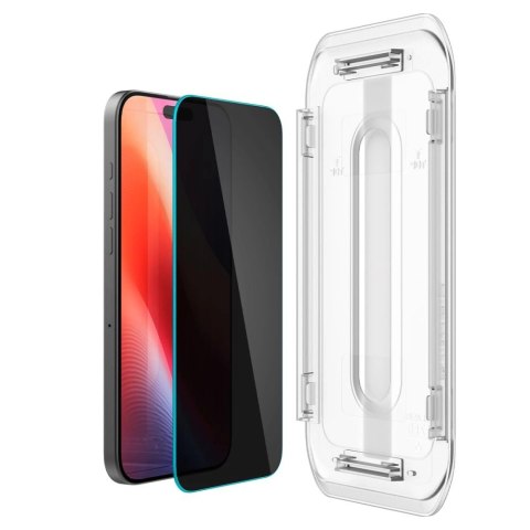 Szkło prywatizujące iPhone 16 Pro Spigen GLAS.tR 2 PACK - Ochrona ekranu