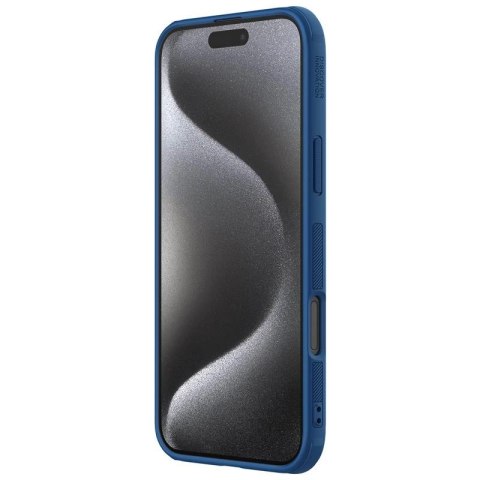 Etui na telefon iPhone 16 Pro Max Nillkin Super Shield Pro niebieski