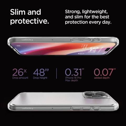 Etui na telefon iPhone 16 Pro Max Spigen Ultra Hybrid Frost Clear