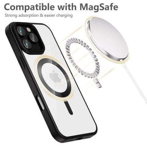 Etui na telefon iPhone 16 Pro Max Tech-Protect MagFlex MagSafe Czarny