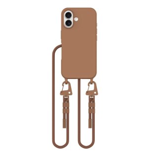 Etui iPhone 16 Tech-Protect MagNecklace MagSafe brązowe Chocolate