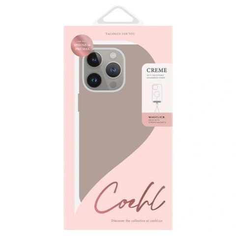 Etui UNIQ Coehl Creme Apple iPhone 16 Pro Max Magnetic Charging szary